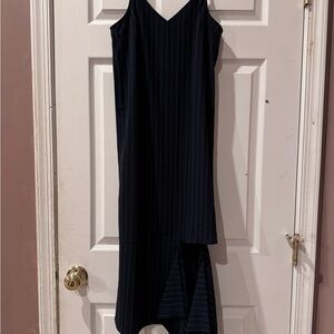 Navy Striped Dress